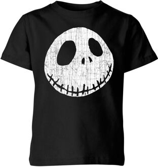The Nightmare Before Christmas Jack Skellington Crinkle Kids' T-Shirt - Black - 134/140 (9-10 jaar) Zwart - L