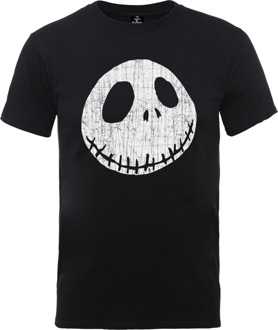 The Nightmare Before Christmas Jack Skellington Crinkle T-shirt - Zwart - L