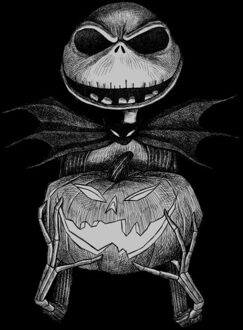 The Nightmare Before Christmas Jack Sketch Unisex T-Shirt - Black - XS Zwart