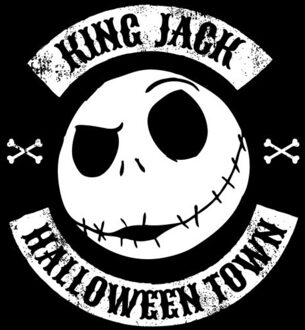 The Nightmare Before Christmas King Jack Unisex T-Shirt - Black - XS Zwart
