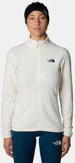 The North Face 100 Glacier FZ Fleecevest Dames Wit - S