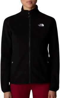 The North Face 100 Glacier FZ Fleecevest Dames Zwart - L