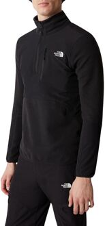 The North Face 100 Glacier Pro 1/4 Zip Fleece Sweater Heren zwart - XL