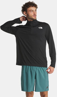 The North Face 24/7 1/4 Zip Tee Zwart - S