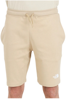 The North Face Beige Graphic Light Heren Shorts The North Face , Beige , Heren - L,M