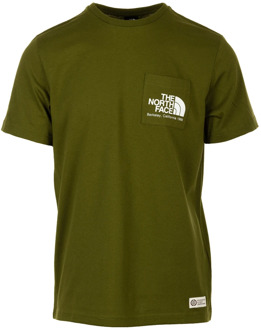 The North Face Berkeley California Groene T-shirt The North Face , Green , Heren - XL