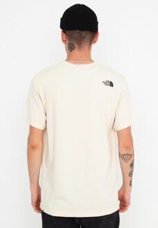 The North Face Berkeley California Pocket T Shirt Scrap Raw Undyed - maat M Beige