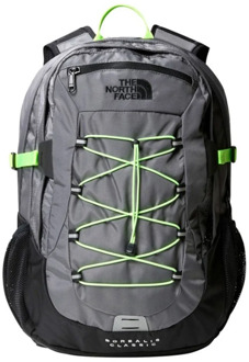 The North Face Borealis Classic smoked pearl/safety green backpack Grijs - H 48 x B 34 x D 19
