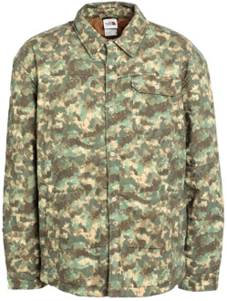 The North Face Camo Stuffed Shirt Jacket The North Face , Green , Heren - L,M