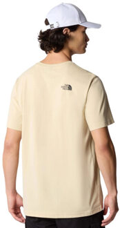 The North Face Casual t-shirt heren - maat XS Beige
