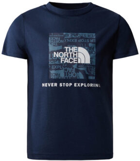 The North Face Casual t-shirt jongens Blauw - 152