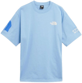 The North Face Celeste Grafisch T-Shirt The North Face , Blue , Heren - L