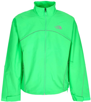 The North Face Chlorofyl Groene Windjack met Piping The North Face , Green , Heren - Xl,L,M,S