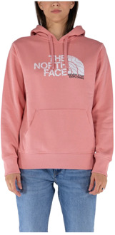 The North Face Comfortabele en stijlvolle hoodie voor vrouwen The North Face , Pink , Dames