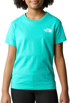 The North Face Contrast Logo T-shirt voor Kinderen The North Face , Blue , Heren - 2Xl,L,M,S