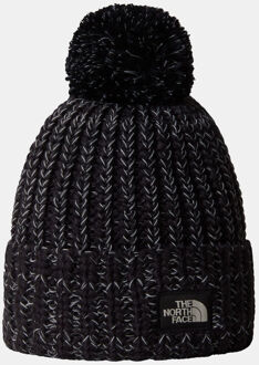 The North Face Cozy Chunky Cabin Beanie Muts Dames Zwart - One size