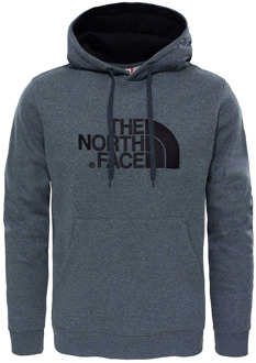 The North Face Drew Peak Heren Outdoortrui - TNF Medium Grey Heather/TNF Black - Maat S