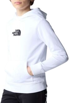 The North Face Drew Peak Light Hoodie Junior wit - zwart - M-140/152