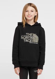 the north face drew peak trui zwart kinderen - 164
