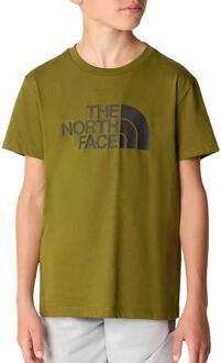 The North Face Easy Shirt Junior olijfgroen - zwart - XL-164/176