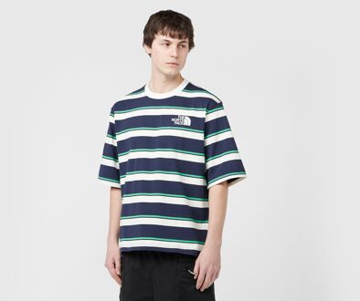 The North Face Easy Stripe T-Shirt, Navy - L