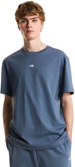 The North Face Essential Center Logo Casual T-shirt Heren L Blauw