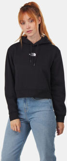 The North Face Essential Crop Hoodie Trui Zwart - S