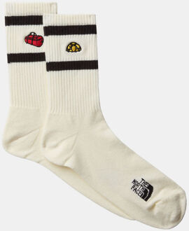 The North Face Everyday Crew TNF Icons 2-Pack Wandelsok Wit - M