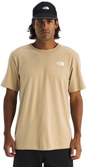 The North Face Evolution Box NSE Casual T-shirt Heren XS Khaki