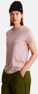 The North Face Evolution Simple Dome Slim T-Shirt Dames Roze - XL