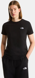The North Face Evolution Simple Dome Slim T-Shirt Dames Zwart - L