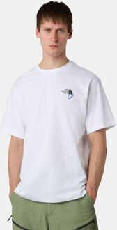 The North Face Explore Carabiner Relaxed-T-shirt Wit - L