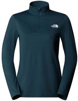 The North Face Flex 1/4 Zip Hardloopshirt Dames-Donkergroen - XL