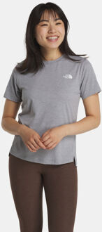 The North Face Flex Tee White Dune T-Shirt Dames Grijs - M