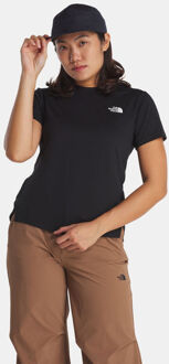 The North Face Flex Tee White Dune T-Shirt Dames Zwart - S