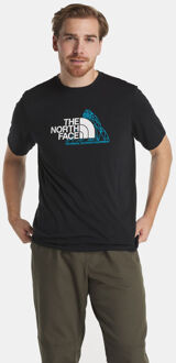 The North Face Foundation Mountain-T-shirt Zwart - S