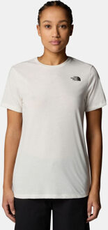The North Face Foundation S/S Half D T-Shirt Dames Wit