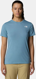 The North Face Foundation Vertical Graphic T-shirt Dames Blauw - L