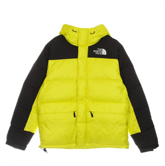 The North Face Gele Dons Parka Streetwear Stijl The North Face , Yellow , Heren - Xl,L,M