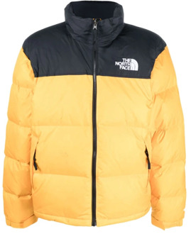 The North Face Gele Retro Nuptse Puffer Jas The North Face , Yellow , Heren - Xl,L,M,S,Xs