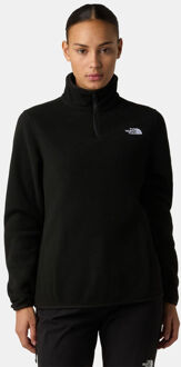 The North Face Glacier 1/4 Zip Fleecetrui Dames Zwart - XL