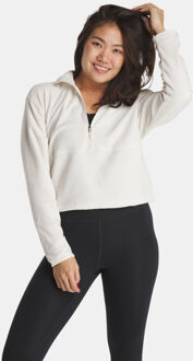 The North Face Glacier Fleece 1/2 Zip Short Fleecetrui Dames Wit - M