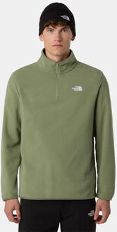 The North Face Glacier Fleece 1/4 Zip Fleecetrui Groen - S