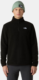 The North Face Glacier Fleece 1/4 Zip Fleecetrui Zwart - S