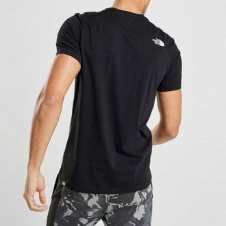 The North Face Heren Geweven Colour Block T-shirt Zwart - maat S