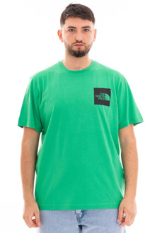 The North Face Heren Korte Mouw Fijne T-shirt The North Face , Green , Heren - 2Xl,Xl,L,M,S