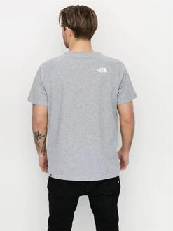 The North Face Heren Reglan Sleeve NSE T Shirt Grijs - maat