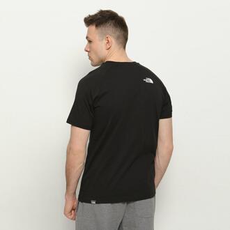 The North Face Heren Reglan Sleeve NSE T Shirt Zwart - maat