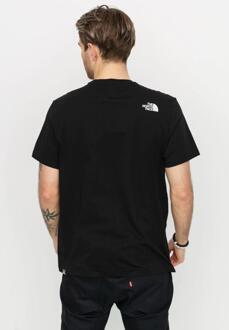 The North Face Heren SS Simple Dome T Shirt Zwart - maat XL