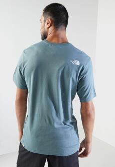 The North Face Heren T-shirt SS Easy Tee Stormblauw - maat L
